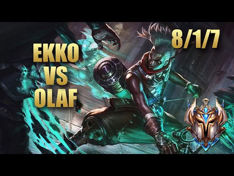 SKT T1 Clid Ekko Jungle Vs Olaf - KR Challenger Match Summary Patch 9.19