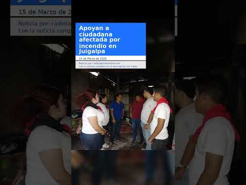 Apoyan a ciudadana afectada por incendio en Juigalpa