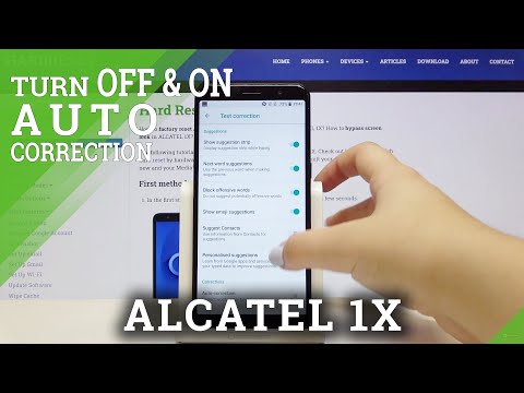 How to Enable Autocorrection on ALCATEL 1X – Keyboard Settings