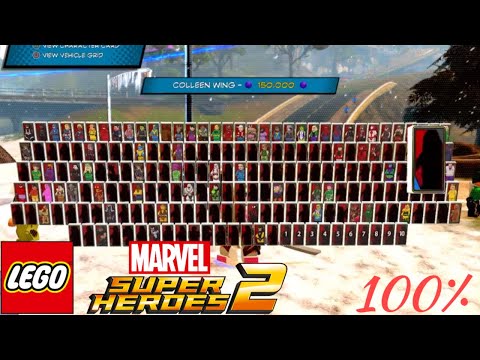 Lego Marvel Super Heroes 2: (Buying all characters and 100% Fountain)!!!!!
