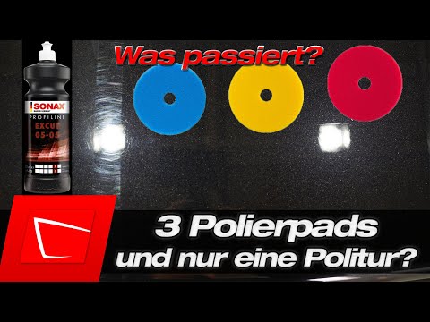Learn to polish - How differently do polishing pads work with heavy-cut polish? Test Soanx EX0505