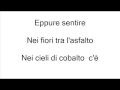 Eppure sentire elisa (testo)