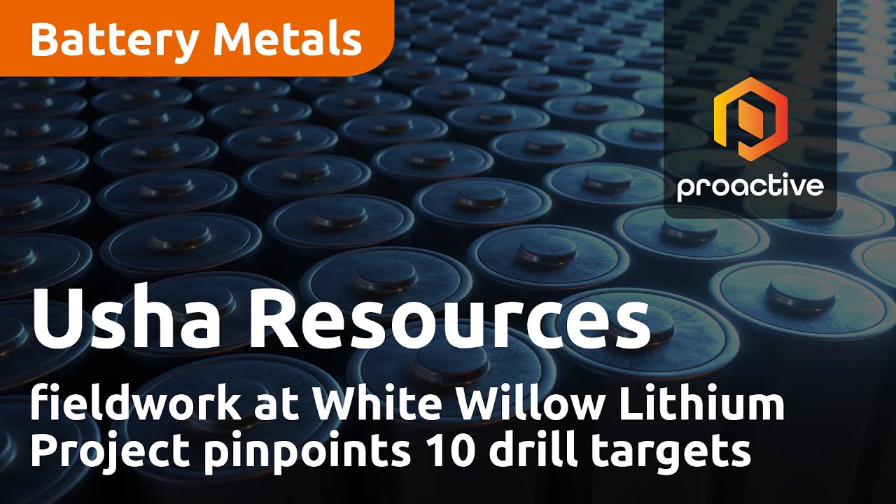 Usha Resources fieldwork at White Willow Lithium Project pinpoints 10 drill targets