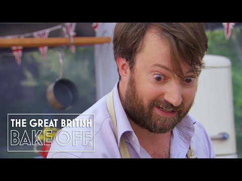 David Mitchell serves up grey sludge | The Great Comic Relief Bake Off