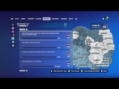Fortnite New OG Week 8 Weekly Quests (Fortnite OG)