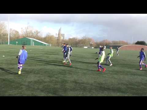 Andonline Elites U14 RSCA Academy Warming up