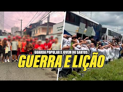 TORCIDA JOVEM DO SANTOS x GUARDA POPULAR DO INTER EM SANTA CATARINA