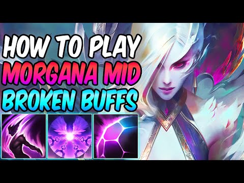 BUFFED MORGANA MID IS AMAZING - HOW TO PLAY MORGANA GUIDE | Best Build & Runes | League of Legends
