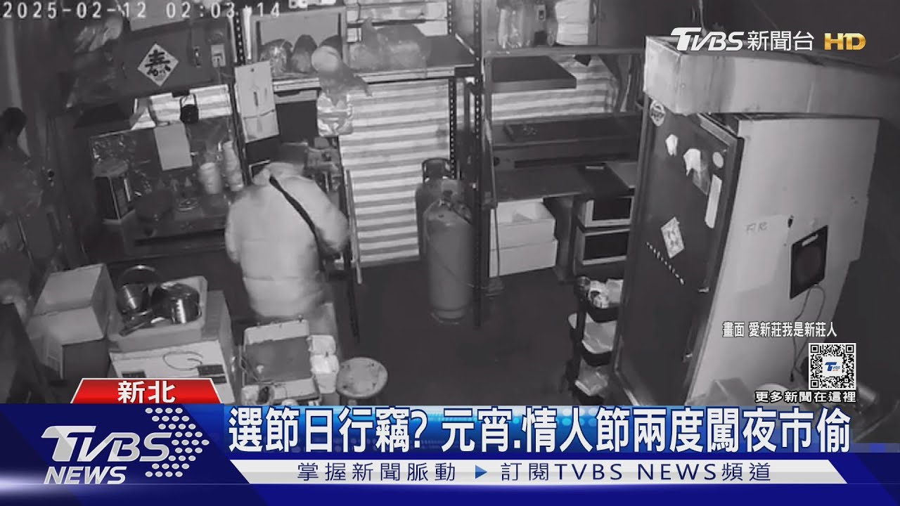 選節日行竊?元宵、情人節兩度闖夜市偷