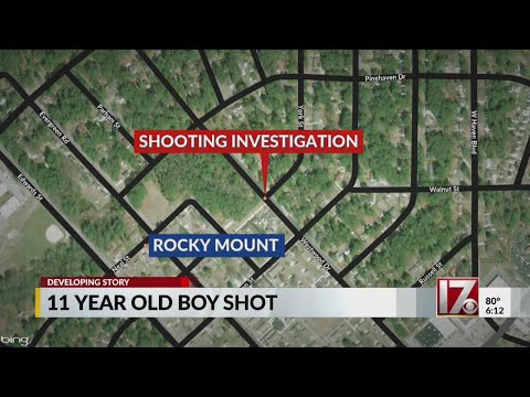 11-year-old boy's head injured in Rocky Mount shooting, police say