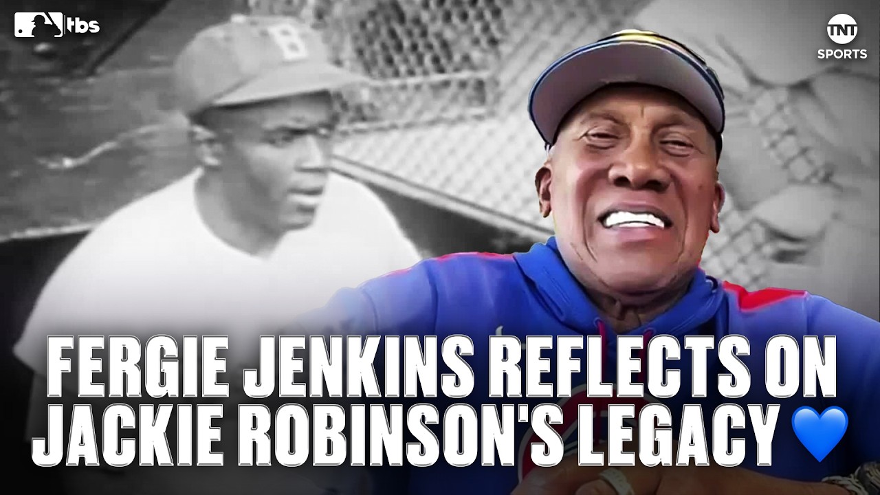 MLB legend Fergie Jenkins Reflects on Jackie Robinson’s Legacy and Impact  💙