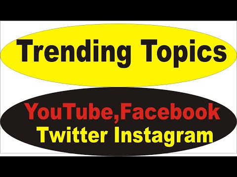 How to search trending topics on google,facebook,youtube,twitter //what people are searching on net