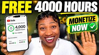 Download lagu 💃GOODNEWS! 4,000 Watch Hours Just Got Easier mp3