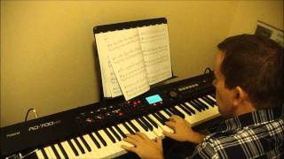 Ben Folds Sentimental Guy (piano instrumental cover)