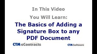 Download the video "Smart The Basics of Adding a Signature Box to any PDF Document"