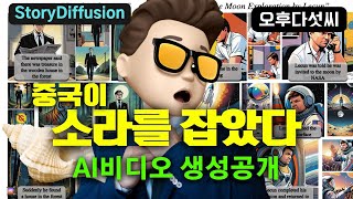 드디어 풀렸다! 일관된 캐릭터 AI비디오 생성 기술! 웹툰 비디오! Storydiffusion! 중국이 해냈다! SORA, Pika, Runway 오후다섯씨!