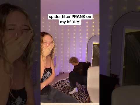 spider prank on Zai #viral #funny