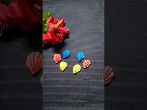 How to make flower with paper# Flower🌸 craft#paper_craft#DIY- paper flower#viral#maisha's craft😇😇