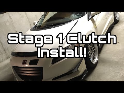 SPEC Stage 1 Clutch Install! (Supercharged Honda CRZ)