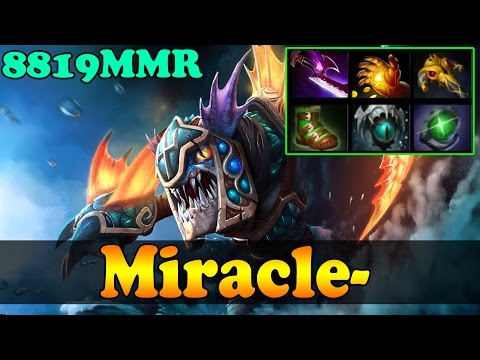 Dota 2 - Miracle- 8819 MMR Plays Slark Vol 25 - Ranked Match Gameplay