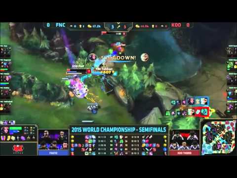 FNC vs KOO Big Messy Teamfight (Game 1)