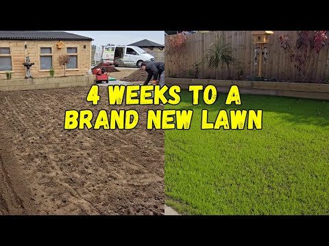 Creating A Brand New Lawn From Scratch - With 2 Tonnes Of Topsoil For Levelling