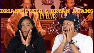 Brian Setzer &amp; Bryan Adams “Hey Elvis” Reaction| Asia and BJ