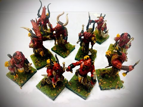 Warhammer Fantasy Painting Chaos Beastmen Ungor