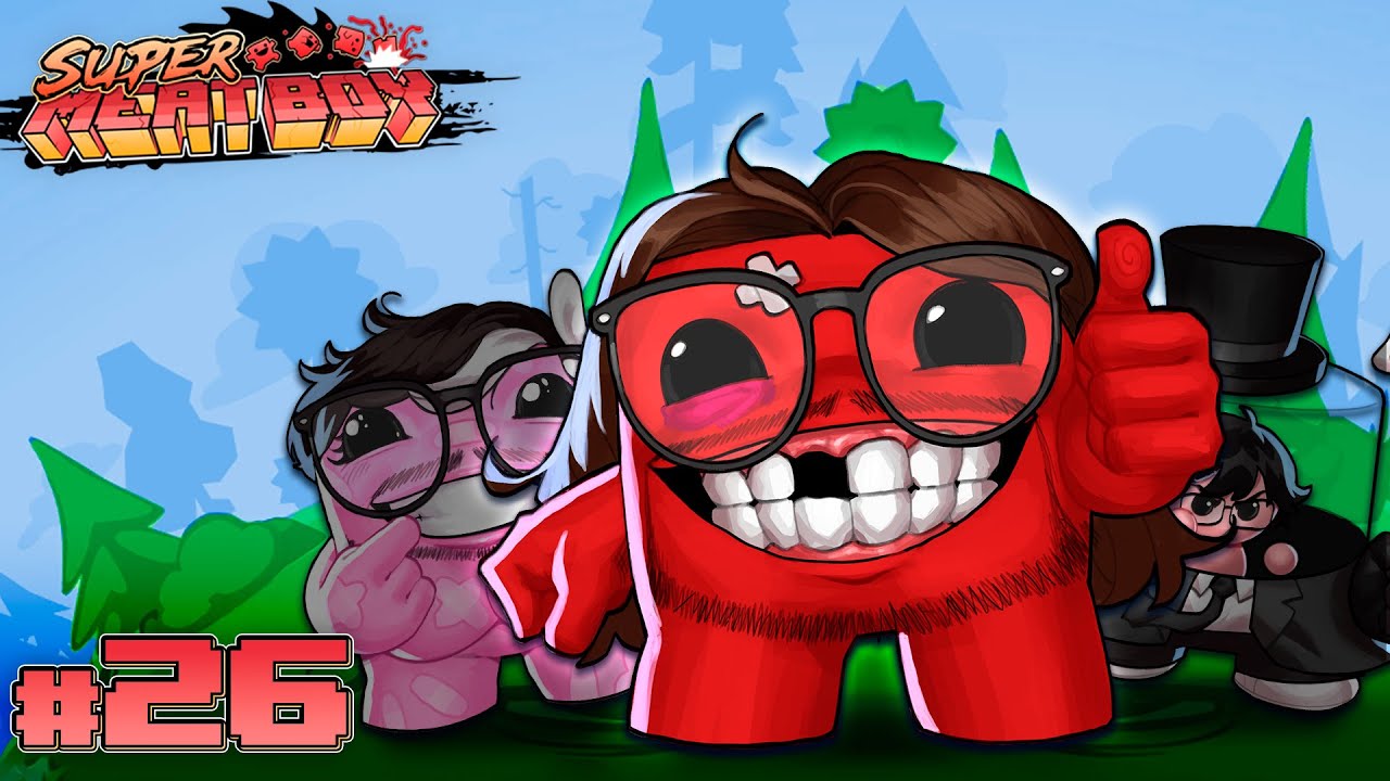 estamos presos aqui até ele zerar o mapa ⏳💀 - Super Meat Boy #26
