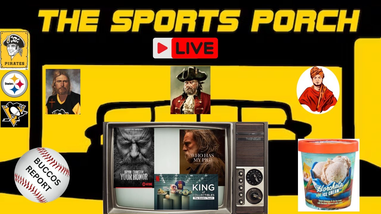Sports Porch Black And Gold - The Penguins and The Pirates are both LOST