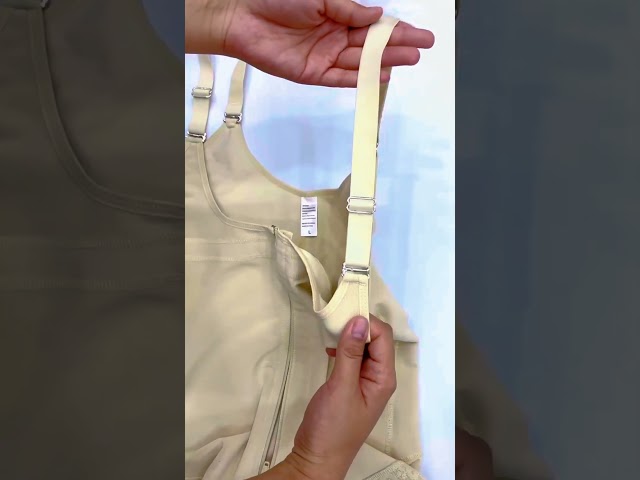 Vídeo relacionado con Niwicee Body Moldeador Mujer Tanga Fajas Reductoras Encaje con Cuello en V Shapewear Control de Abdomen Bodysuit Body Shaper Reductor Invisible Posparto Body Suits for Women(Beige,S)