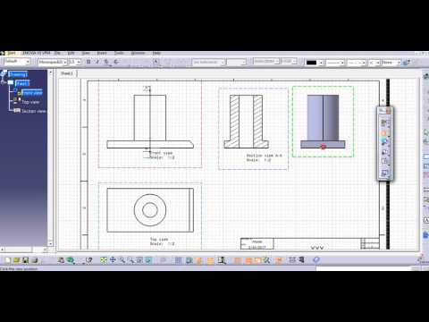 SECTIONS VIEW CATIA V5
