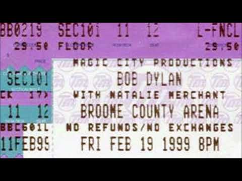 Bob Dylan 1999 US Winter Tour – Broome County Arena Binghamton, NY USA 19th February 1999