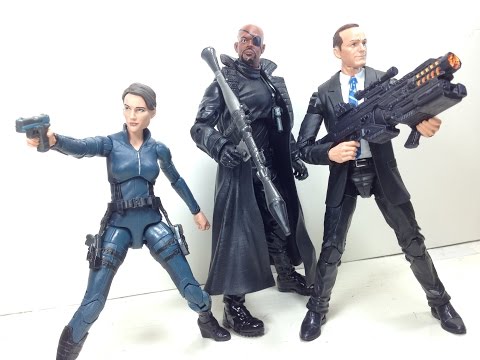 Marvel Legends Agents of S H I E L D  Avengers TRU Exclusive 3 pack Review