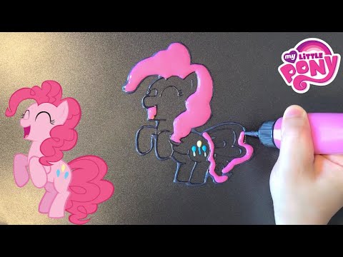 마이리틀포니 핑키파이 팬케이크 만들기 (MLP) My Little Pony Pinkie Pie making pancake art