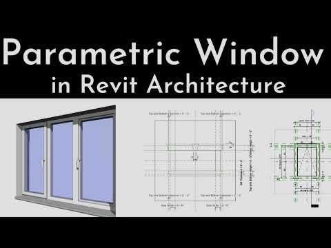 Parametric Window family in Revit Architecture | How to create parametric window in Revit