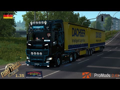 ETS2 1.35 I My Trucking Diary - Episode #184 I Stuttgart to Heilbronn I Promods 2.41, RoEx 2.2