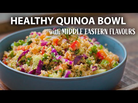 Middle Eastern-Inspired QUINOA RECIPE | Healthy Vegetarian & Vegan Meals