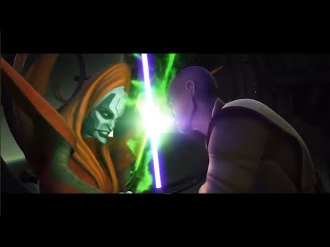 Star Wars The Clone Wars - Mace Windu Vs. Mutter Talzin