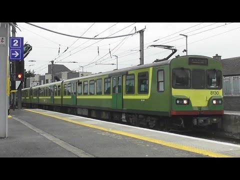 Irish Rail 8100 Class Dart Train 8130 - Howth Junction Station, Dublin