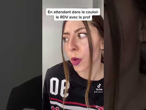 En attendant dans le couloir le RDV avec la prof #foryou #pourtoi #humour