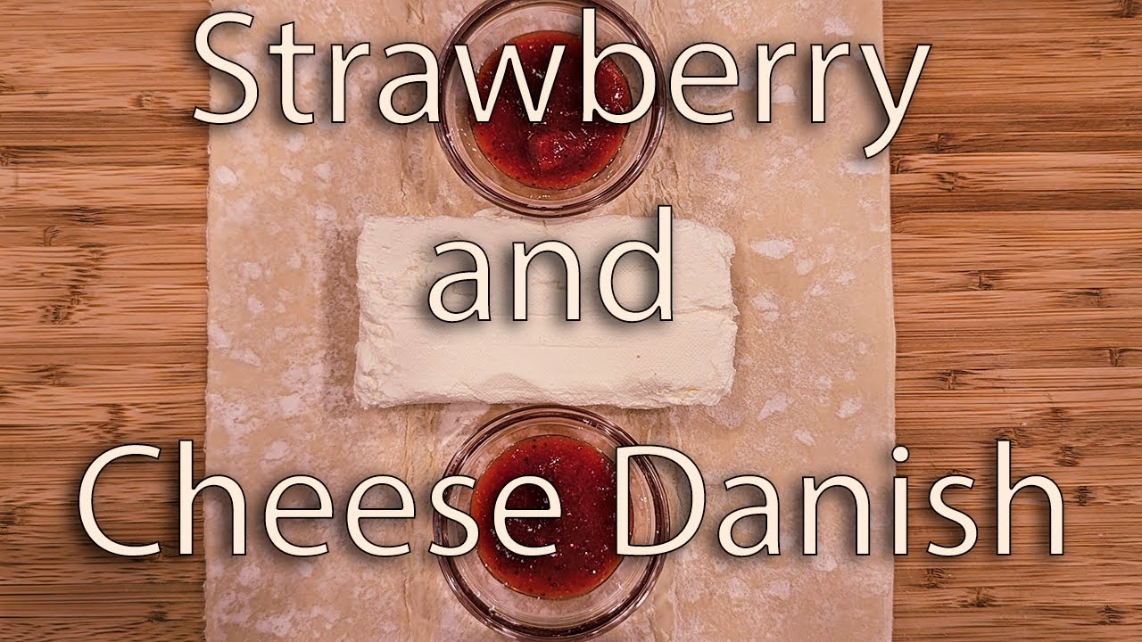🍓🥐Sweet Temptations: Strawberry Cheese Danishes & Strawberry Lemon Gin Spritz🍹🌟