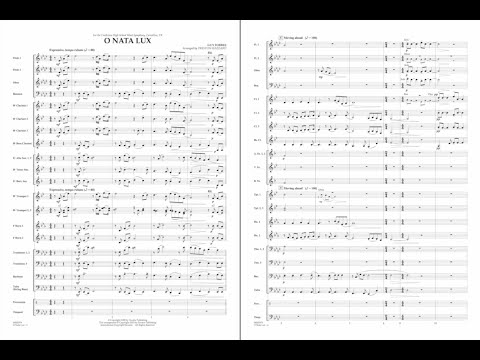 O Nata Lux by Guy Forbes/arr. Preston Hazzard