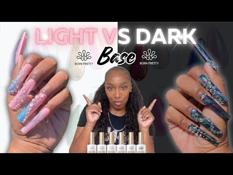 Born Pretty Gel Polish | Light vs Dark Base