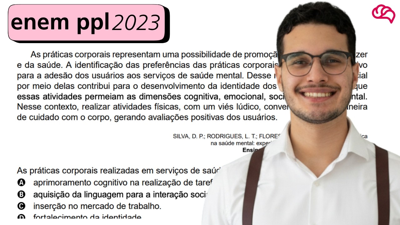 Resolução em Vídeo — Questão 41 ENEM 2023 PPL