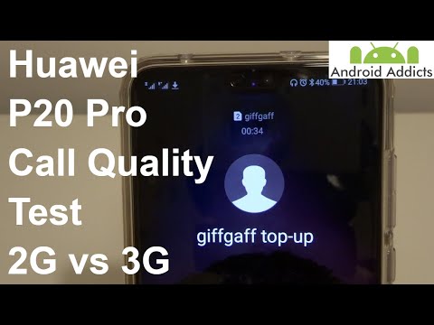 Huawei P20 Pro Call Quality calling Test 2G/3G Speaker 📞