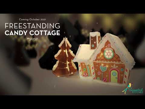 Scissortail Stitches Freestanding Candy Cottage