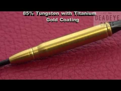 Deadeye Bullet Gold 24 gram 85% Tungsten Darts - BULGOLD24