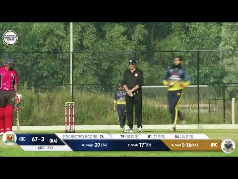 MOM: Z. Shah - BVC vs HTC | Highlights | European Cricket Series Gent Day 2 | Belgium