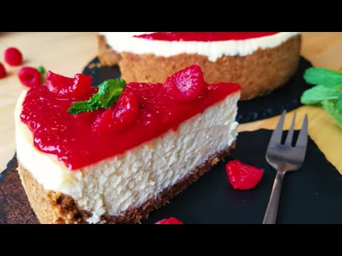 How to make Classic NY Cheesecake | Raspberry NY Cheesecake Recipe